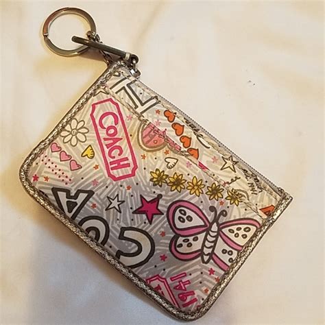 small coach coin purse.